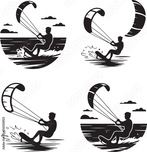 Dynamic Surfer Silhouette Riding Wave Vector

Surfing Action Pose SVG Cut File

Ocean Wave Surfer Clipart for Cricut & Laser

Beach Lifestyle Surfer Silhouette Design

Extreme Surfing Sport Vector for