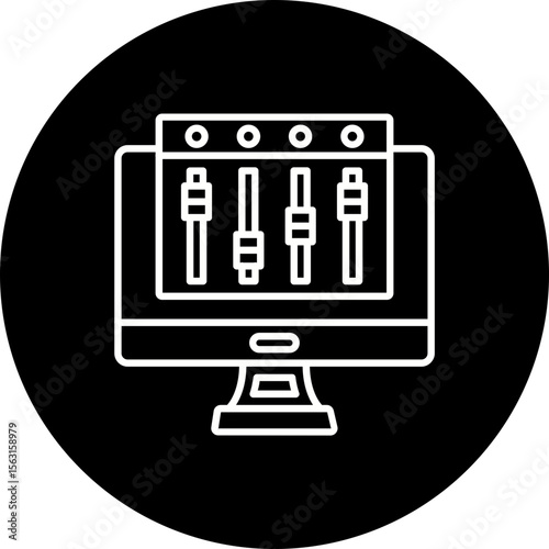 Desktop computer Icon