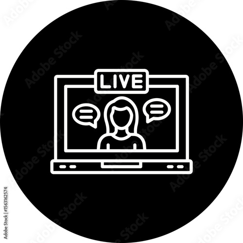 Live streaming Icon