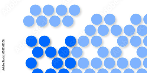 Seamless pattern of blue polka dots with transparent background. suit Kurt digital design motif colorful wallpaper illustration, traditional design. wall decorated blue mosaic tiles texture background