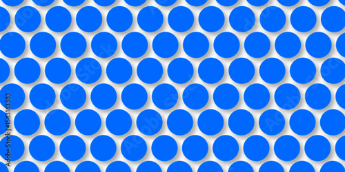 Seamless pattern of blue polka dots with transparent background. suit Kurt digital design motif colorful wallpaper illustration, traditional design. wall decorated blue mosaic tiles texture background