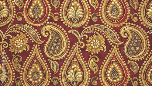 Lahore Pakistan fabric pattern seamless Background