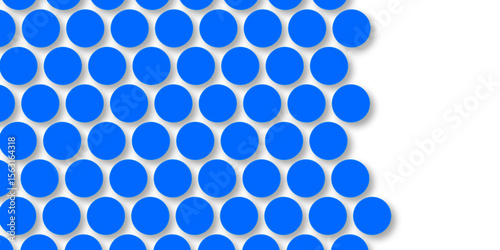 Seamless pattern of blue polka dots with transparent background. suit Kurt digital design motif colorful wallpaper illustration, traditional design. wall decorated blue mosaic tiles texture background