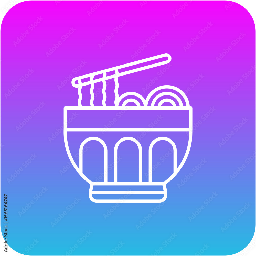 Obraz premium Noodles Icon