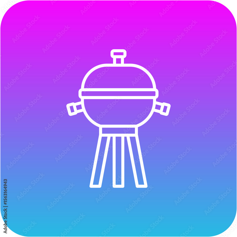 Fototapeta premium Barbecue grill Icon