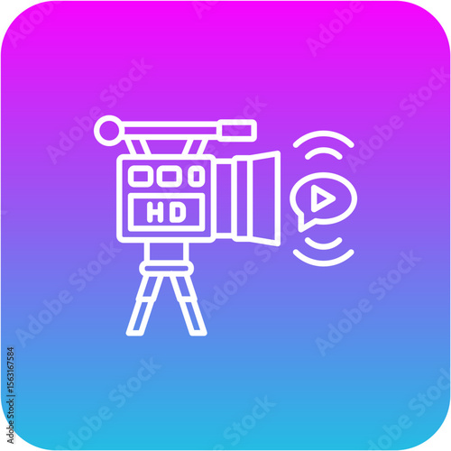 Live streaming Icon
