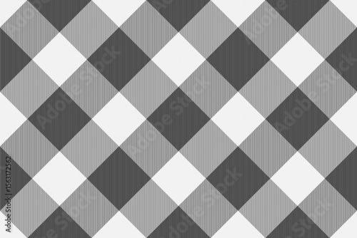 Stylish grayscale gingham pattern.  Perfect for backgrounds, textiles, or website design.  Subtle texture adds visual interest.  Clean, modern aesthetic conveys simplicity and elegance.