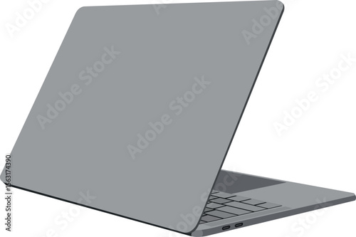 Laptop from behind