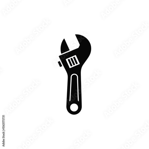Adjustable wrench tool icon