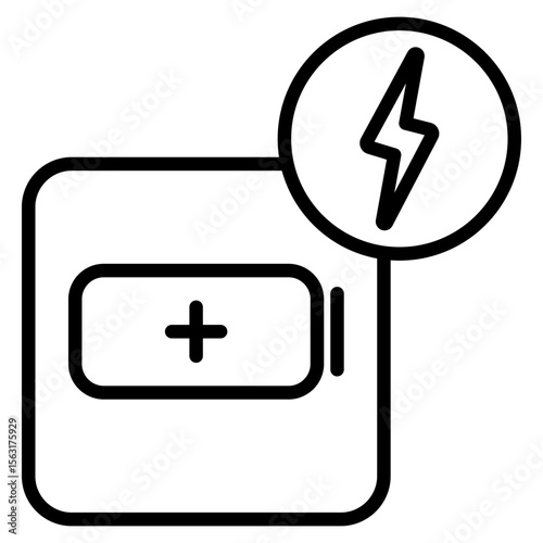 Power Mode Icon For Design Elements