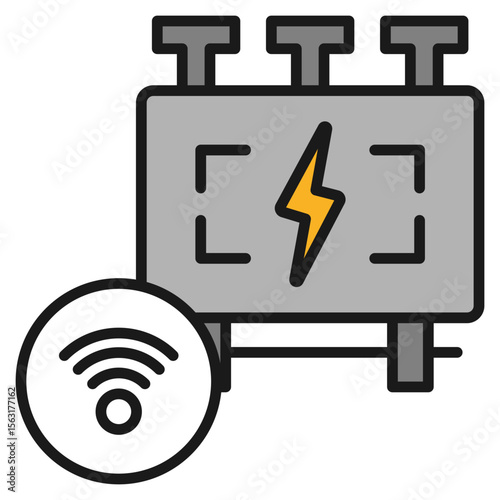 Smart Panel Icon For Design Elements