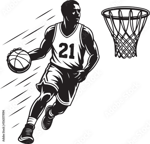 Basketball Player Silhouette Bundle – Slam Dunk SVG Clipart

Basketball Action Silhouettes – Digital Sports Vector Set

Hoop & Dunk Silhouette Design – SVG PNG for Cricut & Shirts

Basketball Silhouet