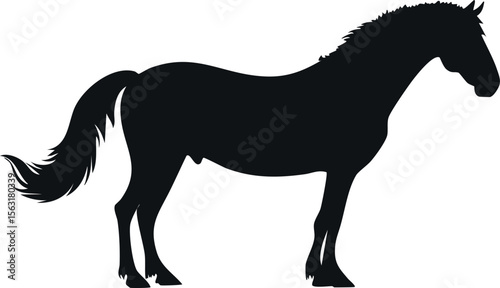 irish draught silhouette illustration