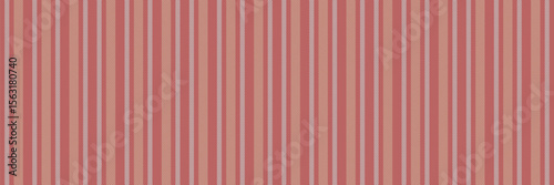Drapery stripe vertical background, manufacturing vector seamless textile. Lady pattern fabric lines texture in red and light colors.