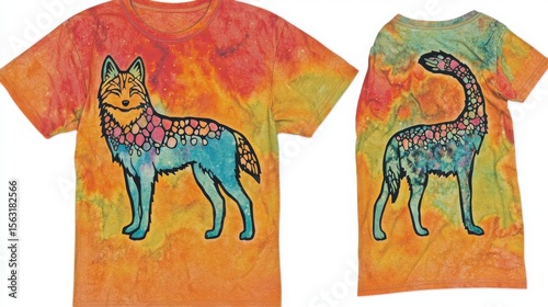 Wallpaper Mural Nebula Wolf T-Shirt Art Torontodigital.ca