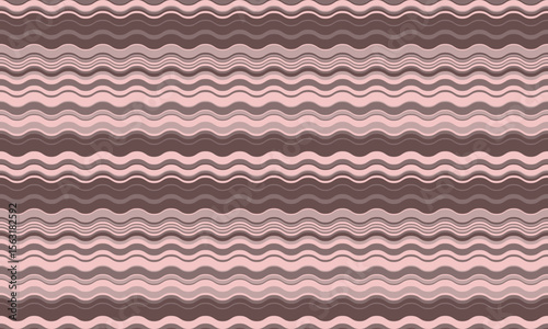 Abstract background with wavy stripes in vibrant colors, creating a rippled, liquid effect. Smooth curves and textured lines add elegance, vitality, and creativity. Ideal for wallpaper or textile.