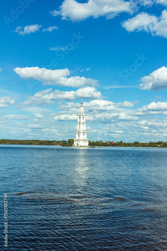 Kalyazin Bell Tower on Volga River