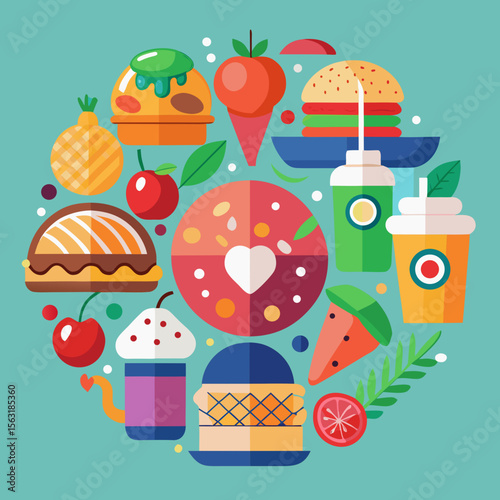 vector illustration of an abstract background