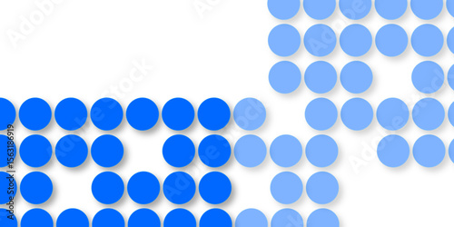 Seamless pattern of blue polka dots with transparent background. suit Kurt digital design motif colorful wallpaper illustration, traditional design. wall decorated blue mosaic tiles texture background