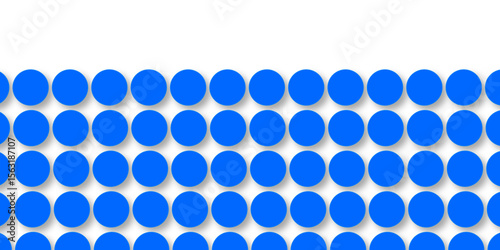 Seamless pattern of blue polka dots with transparent background. suit Kurt digital design motif colorful wallpaper illustration, traditional design. wall decorated blue mosaic tiles texture background