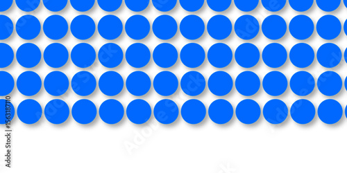 Seamless pattern of blue polka dots with transparent background. suit Kurt digital design motif colorful wallpaper illustration, traditional design. wall decorated blue mosaic tiles texture background