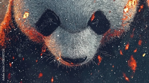 Wallpaper Mural Galaxy Panda T-Shirt Art Torontodigital.ca