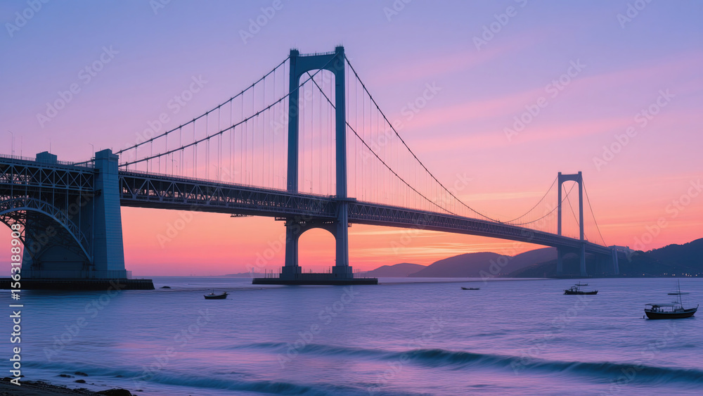 Obraz premium san francisco bay bridge