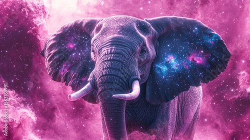 Wallpaper Mural Galaxy Elephant T-Shirt Design Torontodigital.ca