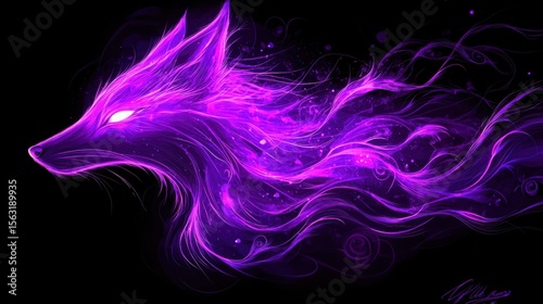 Wallpaper Mural Nebula Fox T-Shirt Graphic Torontodigital.ca