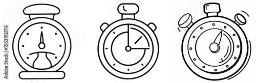 Toaster Coloring Book Page - Outline Vector Line Art