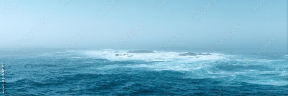 Aqua symphony whispers through fog-kissed waves, echoing World Oceans Day's serene reverie, invoking ancient maritime legends Aqua symphony whispers through fog-kissed waves, echoing World Oceans Day's serene reverie, invoking ancient maritime legends