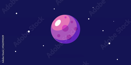 Magic Orb Floating In Night Sky Like A Second Moon