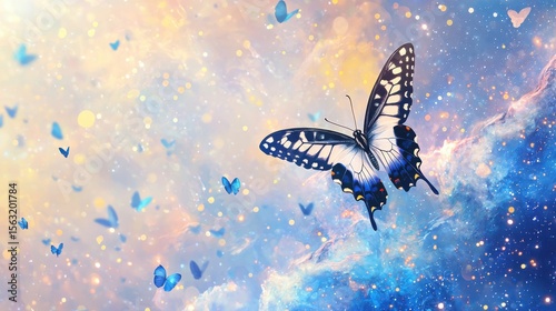 Wallpaper Mural Cosmic Butterfly T-Shirt Design Torontodigital.ca