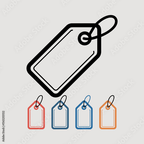 set of price tags