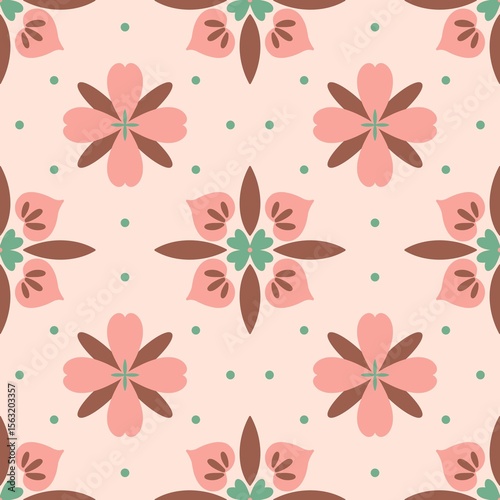Colorful floral patterns