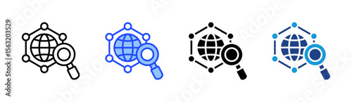 Network Search Icon