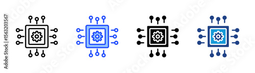 Processor Core Icon