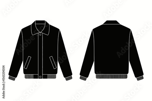 black and white shirt