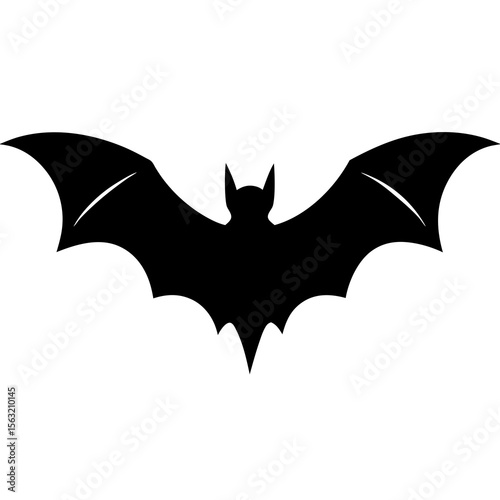 Bat Flying Silhouette