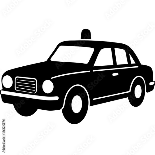Taxi Cab Silhouette