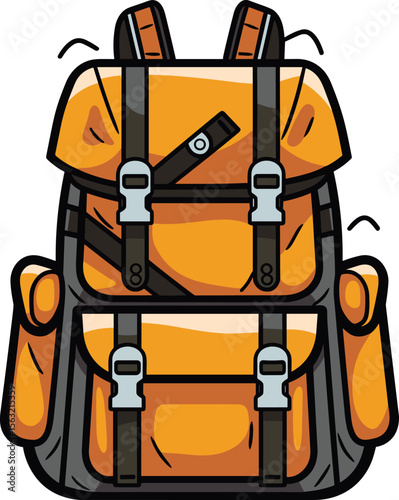 Stylish Cartoon Backpack for Travel and Outdoor Adventures
