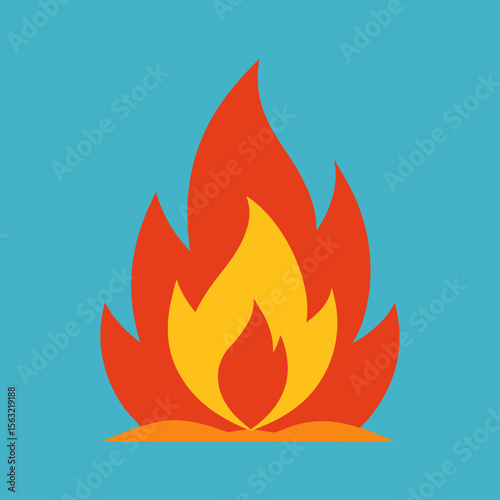vector fire icon