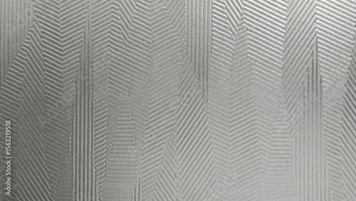 Lines pattern frosted glass. Window or shower wall backdrop with shadows and reflections.