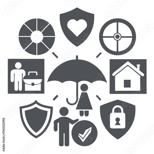 Comprehensive Insurance Protection Family, Home, and Assets Secured