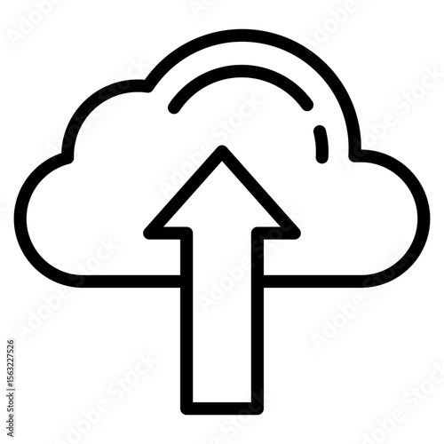 Data Upload  Icon Element For Design