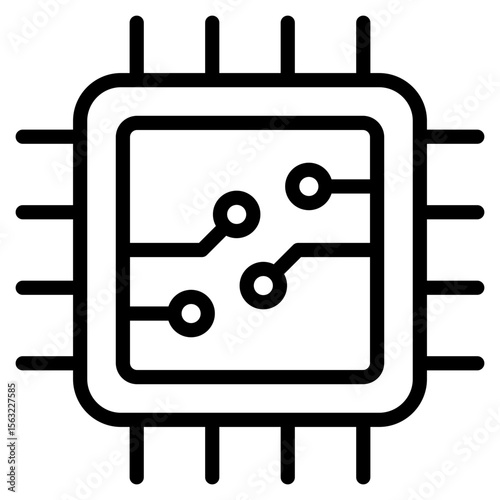 Cpu Processor  Icon Element For Design