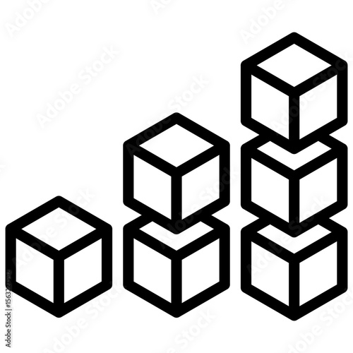 Stock. Editable stroke vector icon.