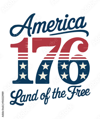America 1776 land of the free