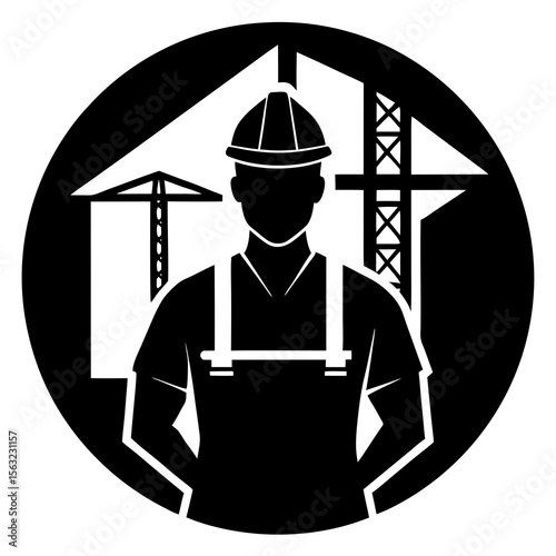 Construction Worker Silhouette