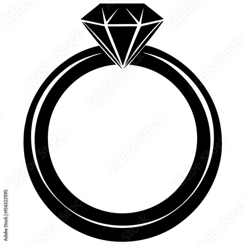 Engagement Ring Silhouette